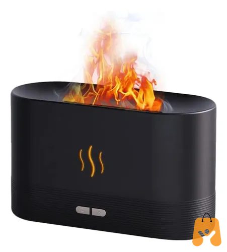 Humidificador efecto fuego